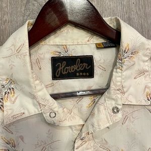 Howler Brothers Western Wheat Western Pearl Snap Shirt
